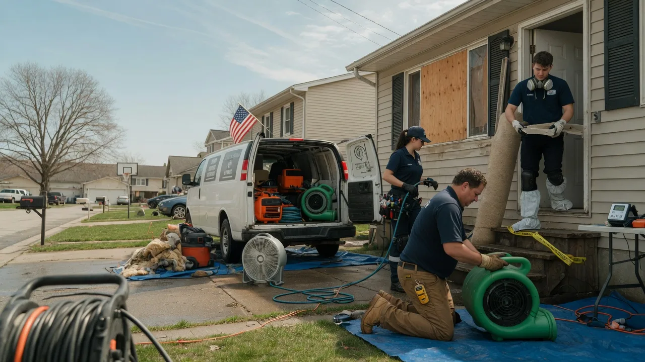 Water Damage Restoration in West Chester, IA near me